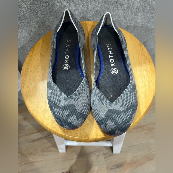 Rothy’s The Flat Round Camo Flats Size 8 - Picture 3 of 8